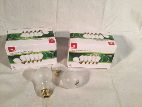 Havells 12v / 75w / a19 / a-19 - low voltage frosted light bulbs (12 bulbs)