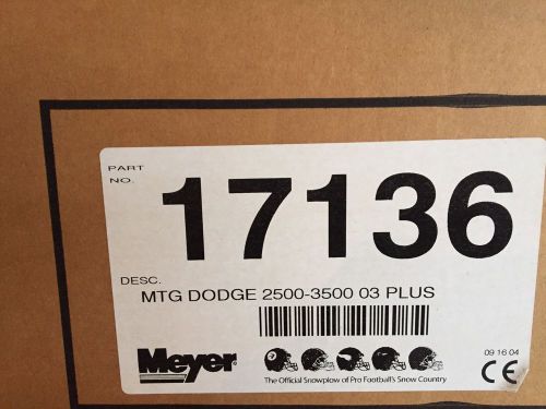 New in the box 17136 meyers dodge 03-10 plow mount