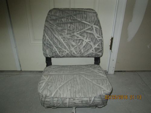 Wise folding boat seat mossy oak camouflage