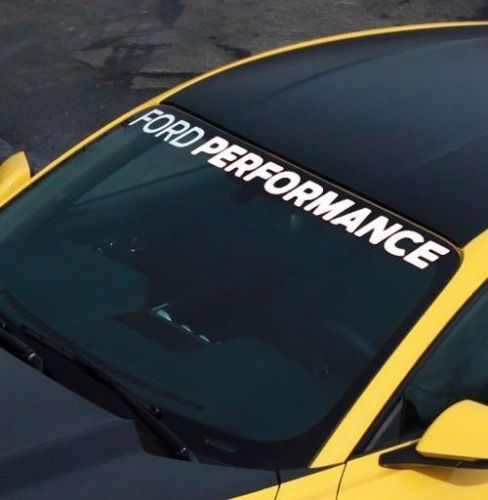 2015 ford performance mustang windshield banner racing m-1820-mb