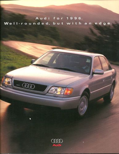 1996 audi brochure / catalog: cabriolet,quattro,a6,a4,a-6,a-4,wagon,