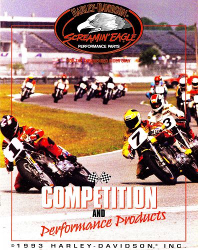 1993 harley-davidson screamin eagle performance parts catalog brochure