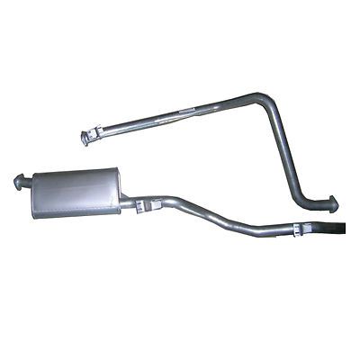 Dts toyota landcruiser 75 series 2.5&#034; exhaust, code: 75-exh, suits 75/78/79