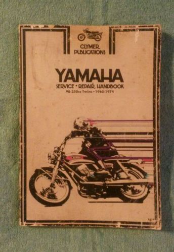 Yamaha 90-350cc twins, 1965-74 vintage clymer service manual