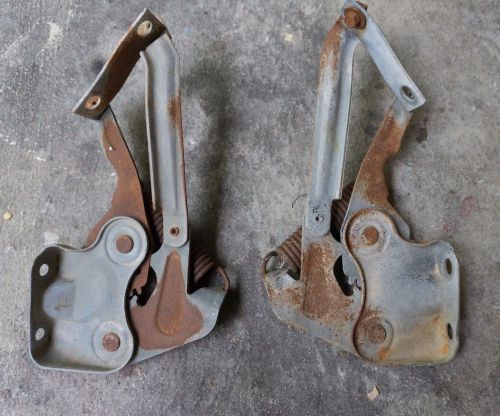 Original 1955 1956 chevy hood hinges  - unrestored original