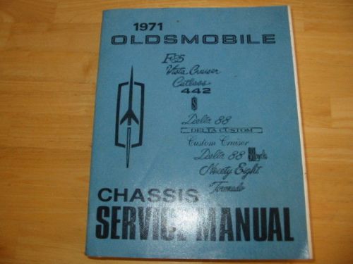 1971 oldsmobile (all models) chassis service manual