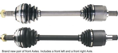 Pair new front right &amp; left cv drive axle shaft assembly for honda accord