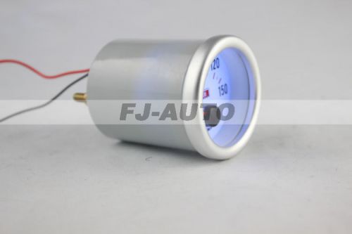 New 2&#034; 52mm electric oil temp temperature gauge blue led 50-150 celsius w/sensor