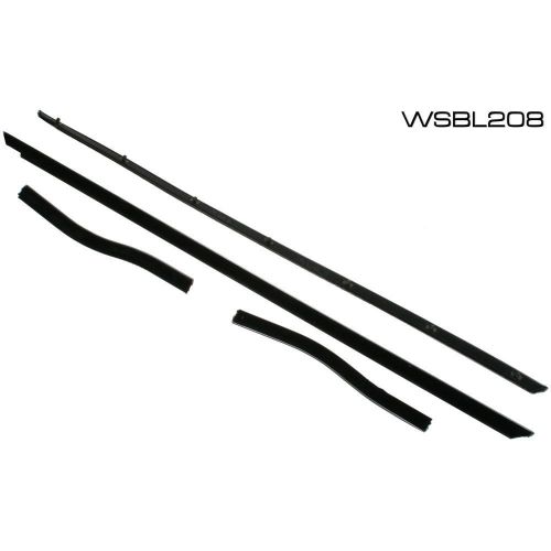 Mustang beltline weatherstrip outer 4 pc. cp/cv 1965-1966