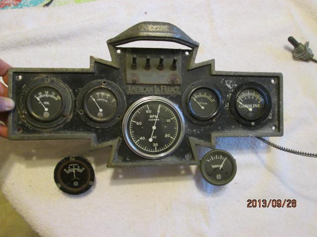 American lafrance dash instrument panel hot rod lincoln scta rat truck very rare