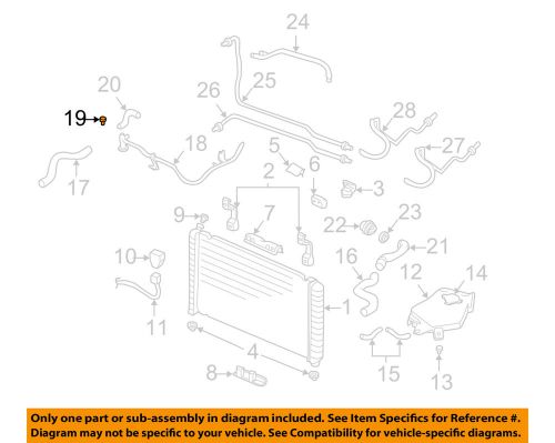 Gm oem radiator-bleeder valve 10070107