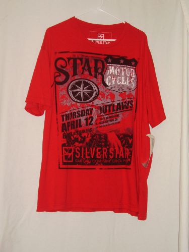 Yamaha star live free t-shirt by silver star casting company™ (red)