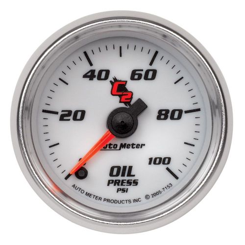 Auto meter 7153 c2; electric oil pressure gauge