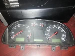 Volkswagen jetta speedometer cluster; (cluster), sdn, 1.8l (turbo gas), mph, a