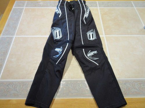 Shift racing assault mx mtb bmx racing pants w/ pads youth large 28&#034;