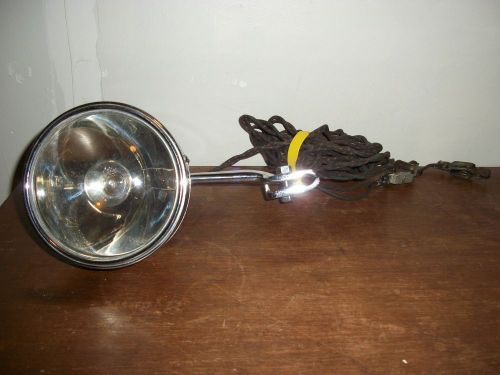 Vintage 1920&#039;s 1930&#039;s rare mobile clear glass search spot old light lamp antique