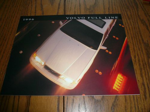 1996 volvo 850 960 full line sales brochure