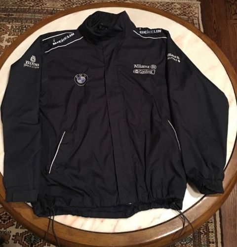 Bmw veltins racing jacket windbreaker michelin allianz castrol reuters logo auto