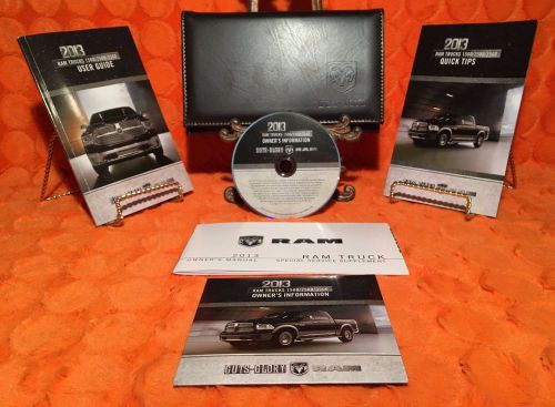 2013 dodge ram 2500 3500 6.7l diesel cummins owners manual set 13 | 4x4 1500 ◻◻