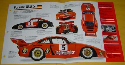 1976 porsche 935 race car 6 cylinder 2856cc 590 hp imp info/specs/photo 15x9