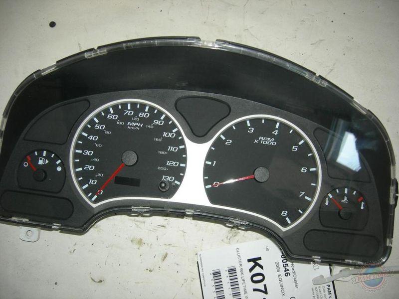 Cluster / speedometer equinox 688319 05 06 cluster 50k lifetime warranty