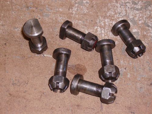 1927-39 packard standard/ su-8 flywheel bolts/nuts. (6)