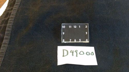 1949 chevrolet clock face d49000