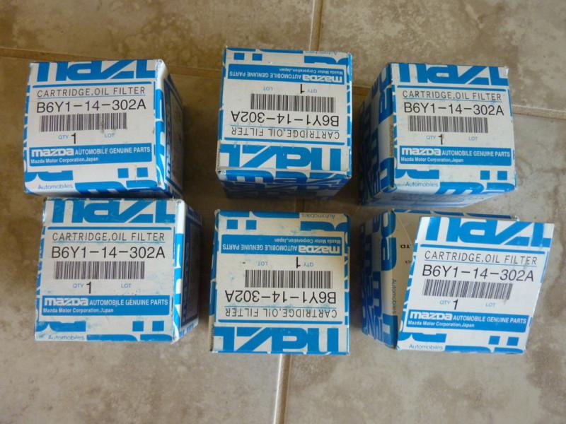 1990-2008 mazda mx5 miata oem b6y1-14-302a oil filters 00 01 02 03 04 05 06 07