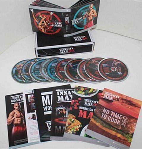 Shaun t&#039;s beachbody ma×:30 lnsanity w0rk0ut deluxe full set 13dvds fastshipping