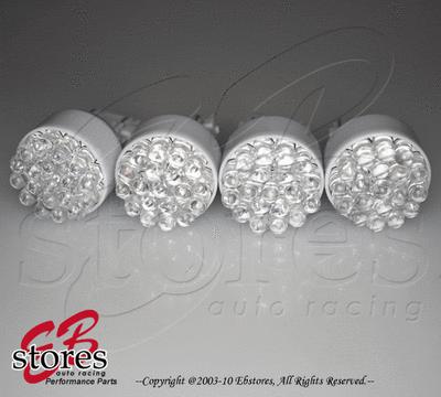 4 x 3157 white 19 led turn light bulbs 3057 3457 4057