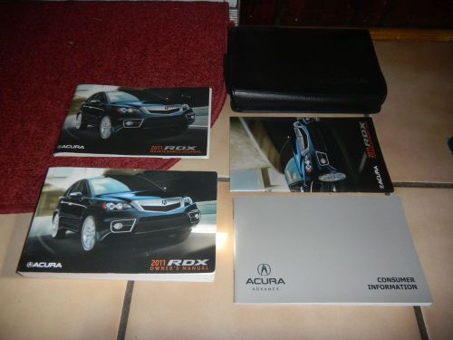 2011 acura rdx owners manual set + free shipping