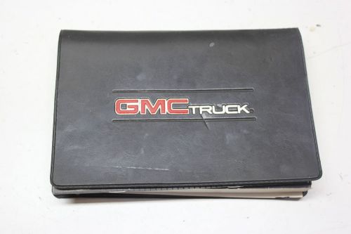 1996 gmc sierra pickup truck owners manual original books with case (na35)