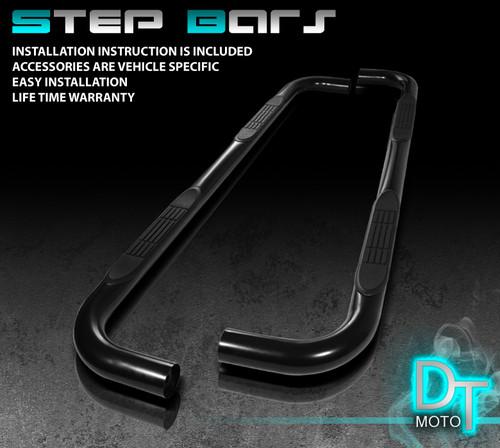 04-13 colorado canyon extended cab 3" side step nerf bar running board black