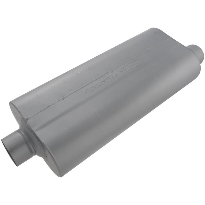 Flowmaster 70 series muffler 409s - 3.00 center in / 3.00 offset out - mild