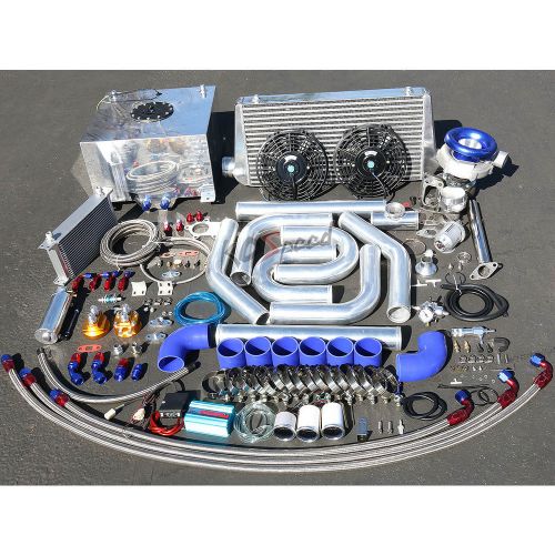 T3/t4 hybrid .48 a/r .50 full stage ii 300+hps boost turbo charger upgrade kit