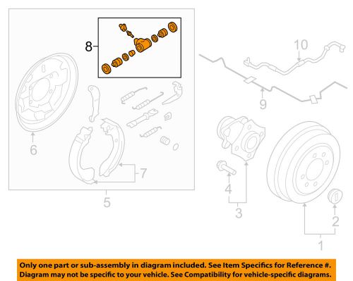 Nissan oem 13-14 nv200 rear-wheel cylinder 441003lm0a