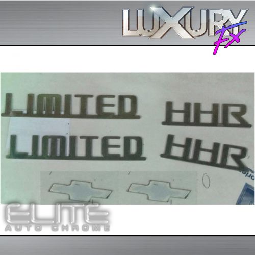 Steel hrr limited&amp;chevy logo rear emblem fit for 06-11 chevy hhr 4d - luxfx2700