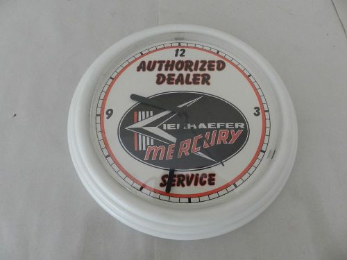 Vintage outboard motor clock- kiekhaefer mercury dealer clock-vintage boating