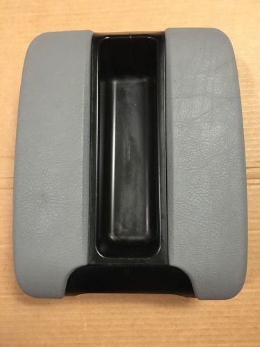 Oem bmw e39 525i 530i 540i 528i 97-03 center console sliding armrest gray