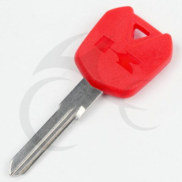 Red blank key uncut blade for kawasaki ninja 300r 2013-2014 ax125 fury 125r 