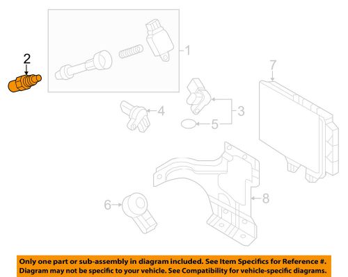 Infiniti nissan oem 11-13 m56 5.6l-v8 ignition system-spark plug 224011la1c