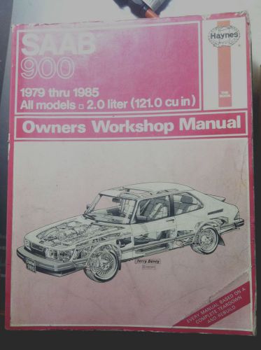 Saab 900 1979-1985 haynes all models 2.0 liter automotive repair manual book