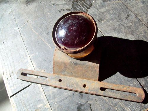 Antique auto license plate bracket / light &amp; stop lamp assembly / rat rod