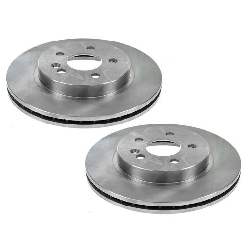 Front vented disc brake rotor pair set for mercedes ml class