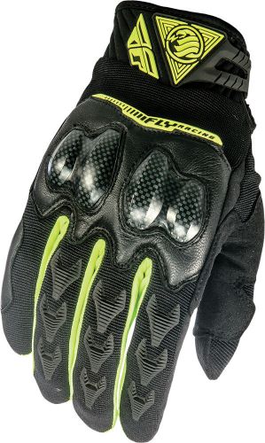 Fly racing 369-06308 patrol xc gloves black/hi-vis sz 8