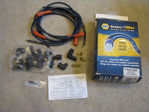 Napa belden max premium spark plub wire set with marine application