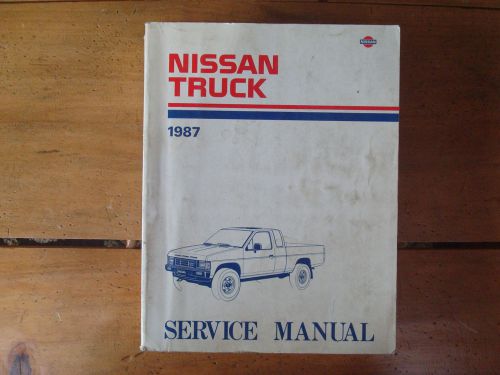 1987 nissan truck service manual gas diesel 2wd 4wd