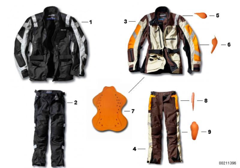 Bmw men's trailguard suit - jacket - black/silver - size 48. 