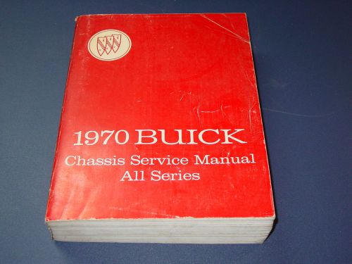 1970 buick original shop chassis service  manual