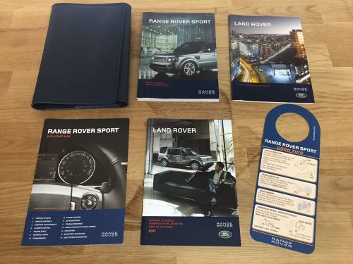 2011 land rover range rover sport owner&#039;s user manual set supercharged 1360